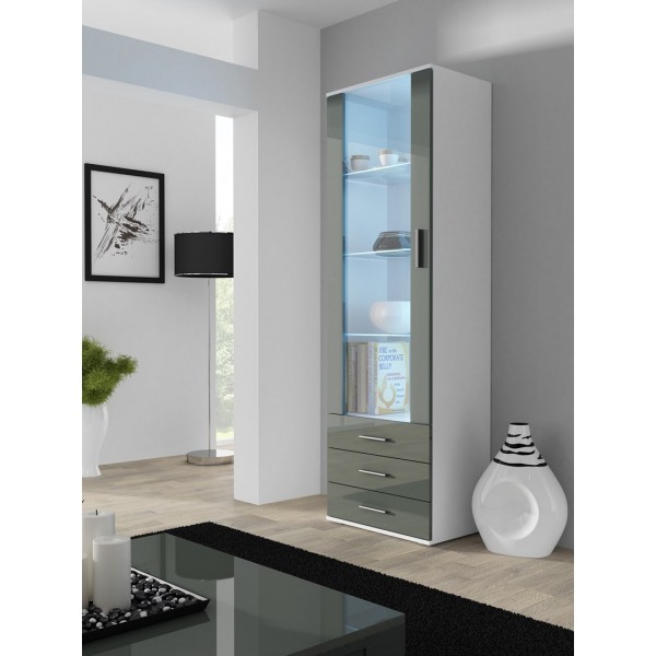 Cama display cabinet SOHO S1 white/grey ...