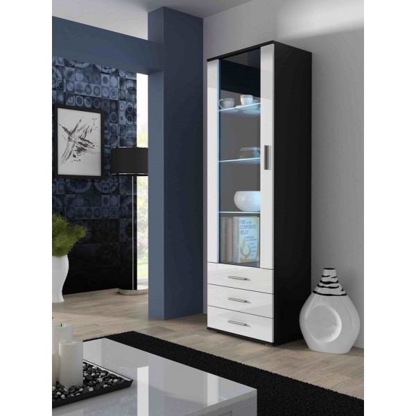 Cama display cabinet SOHO S1 black/white ...