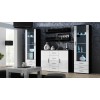 Cama display cabinet SOHO S1 black/white gloss
