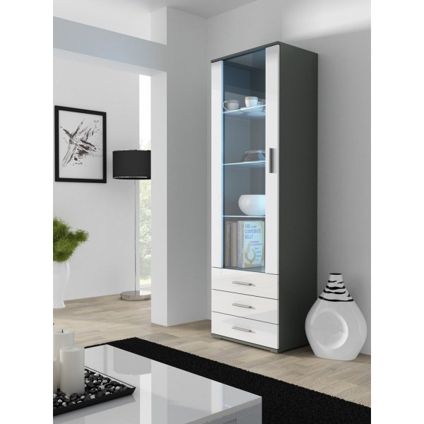 Cama display cabinet SOHO S1 grey/white ...