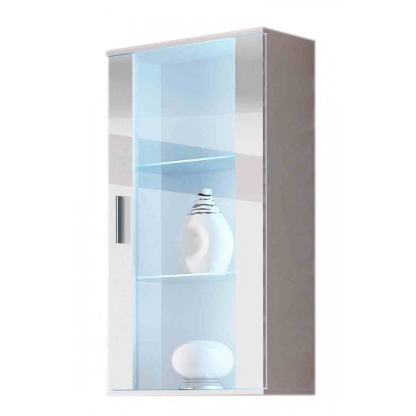 Cama hanging display cabinet SOHO white/white ...