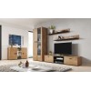 Cama display cabinet SOHO S6 2D2S lefkas oak/black