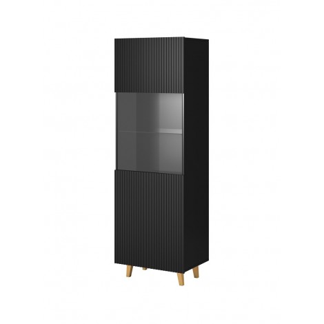 Display cabinet PAFOS 60x40x182 mat black