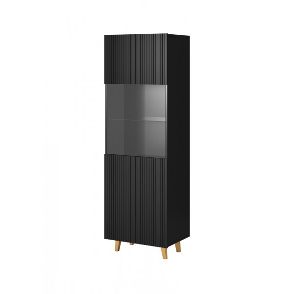 Display cabinet PAFOS 60x40x182 mat black