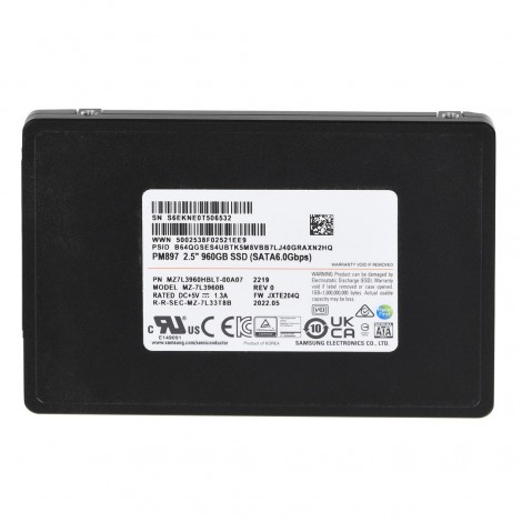 SSD Samsung PM897 960GB SATA 2.5" MZ7L3960HBLT-00A07 (DWPD 3)