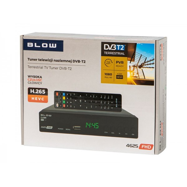 Tuner dekoder DVB-T2 BLOW 4625FHD H.265 ...