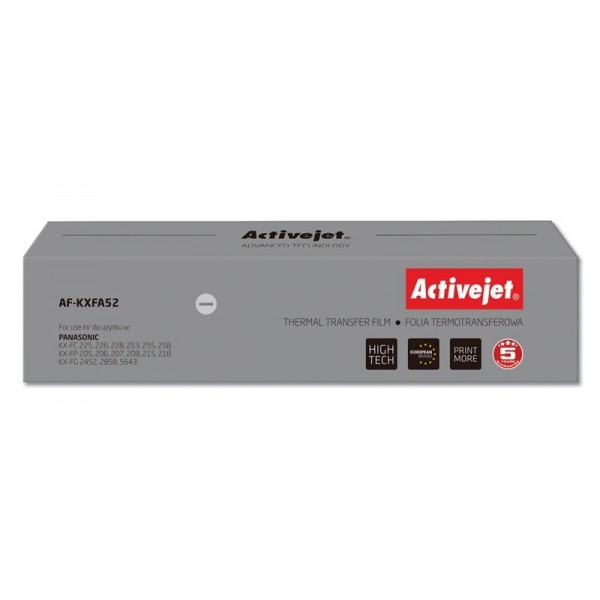 Activejet AF-KXFA52 copying foil (replacement Panasonic ...