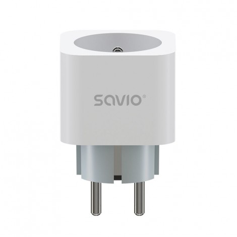 SAVIO WI-FI smart socket, 16A, AS-01, White