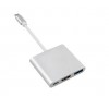 Maclean MCTV-840 USB graphics adapter 4096 x 2304 pixels Silver