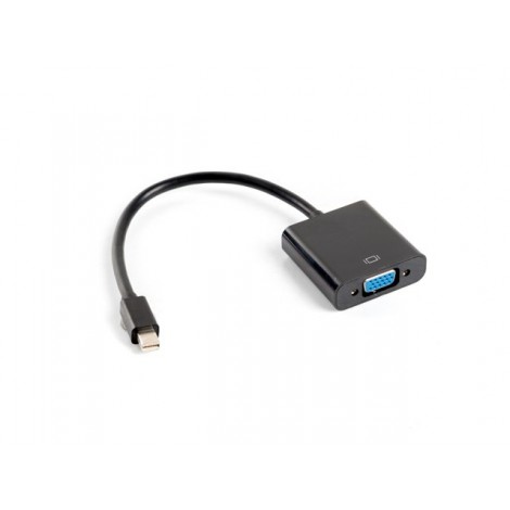 Lanberg AD-0006-BK video cable adapter 0.2 m VGA (D-Sub) Mini DisplayPort Black