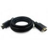 Gembird CCP-DPM-VGAM-6 video cable adapter 1.8 m VGA (D-Sub) DisplayPort Black