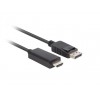 Lanberg CA-DPHD-11CC-0050-BK cable gender changer DisplayPort HDMI Black