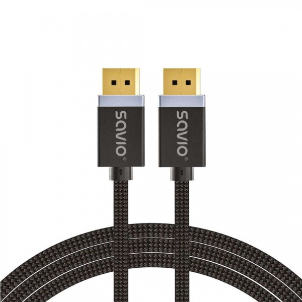 DisplayPort cable 2 m Black SAVIO ...