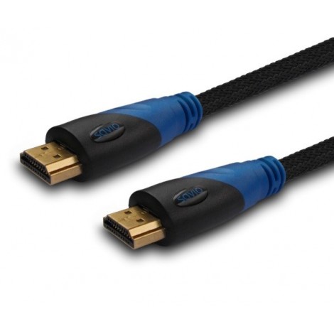 Savio CL-07 HDMI cable 3 m HDMI Type A (Standard) Black, Blue