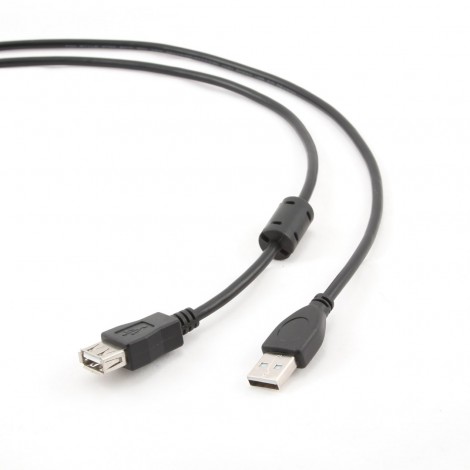Gembird 1.8m USB 2.0 A M/FM USB cable USB A Black