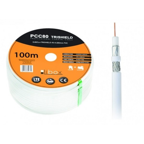 Libox Kabel koncentryczny PCC80 100m coaxial ...