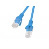 Cable UTP Lanberg PCU5-10CC-0150-B (RJ45 - RJ45 ; 1,5m; U/UTP; 5e; blue color)