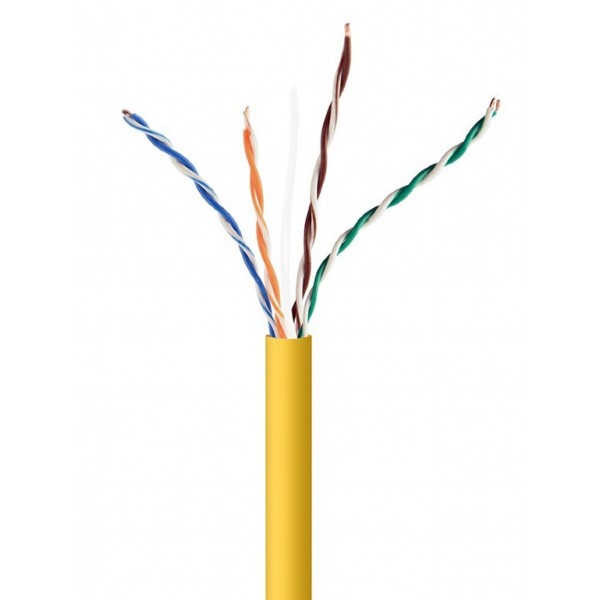 Gembird UPC-5004E-SOL-Y networking cable Yellow 305 ...