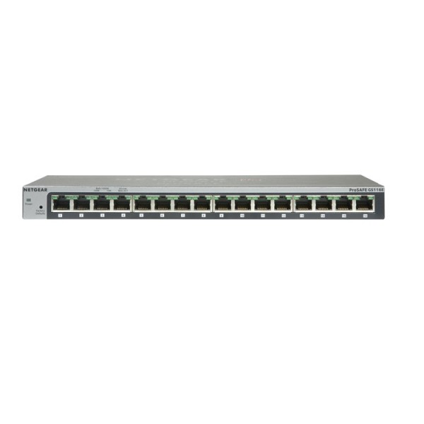 NETGEAR GS116 Unmanaged Gigabit Ethernet (10/100/1000) ...