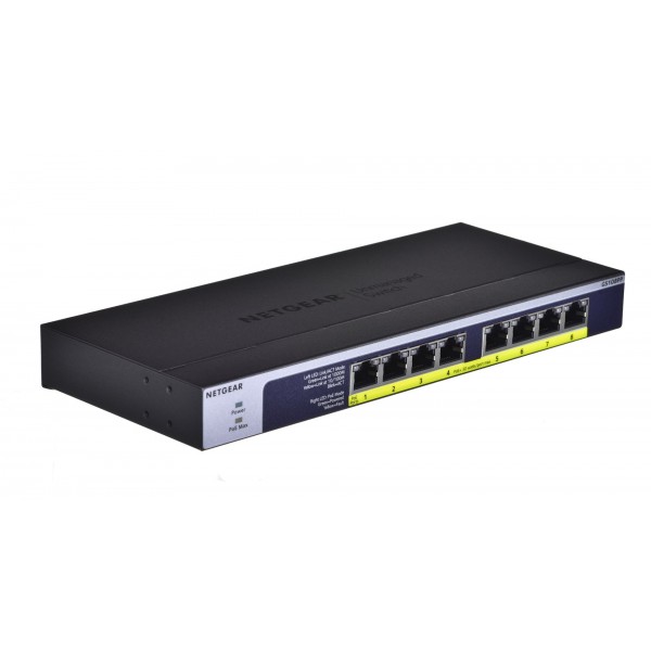 Netgear GS108PP Unmanaged Gigabit Ethernet (10/100/1000) ...