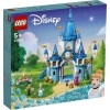 LEGO Disney Princess 43206 Cinderella and Prince Charming Castle