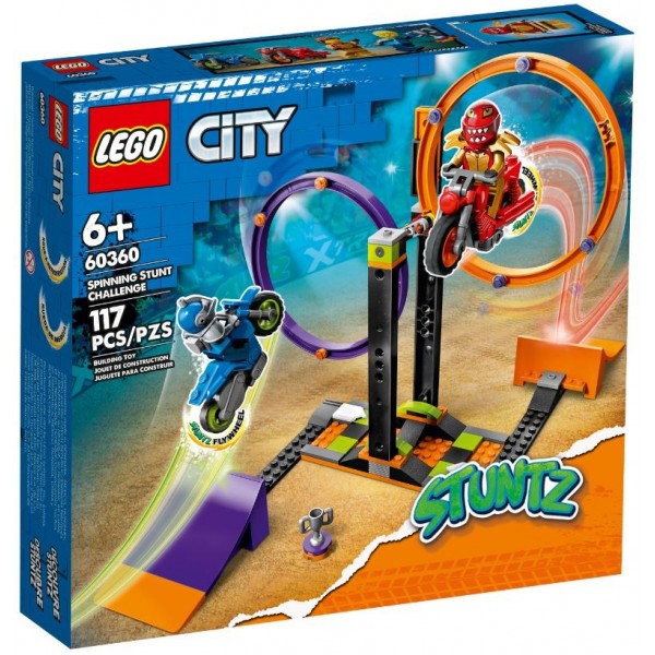 LEGO CITY 60360 SPINNING STUNT CHALLENGE