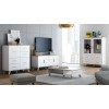 Cama Sideboard LOTTA 110 2D4S white/sonoma oak