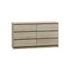 Topeshop M6 140 SON 2X3 chest of drawers