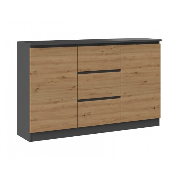 2D3S chest of drawers 120x30x75 cm, ...