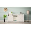 Chest of drawers 160x80x35 GRANERO white/gloss white