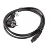 Lanberg power cable for laptop cee 7/7->c5 ca-c5ca-11cc-0018-bk