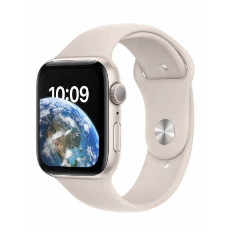 Apple Watch SE GPS + Cellular MNPT3EL/A 44mm, Retina LTPO OLED, Touchscreen, Heart rate monitor, Waterproof, Bluetooth, Wi-Fi, Starlight, Starlight