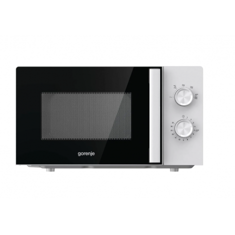 Gorenje Microwave Oven MO20E1WH Free standing, 20 L, 800 W, Grill, White