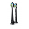 Philips Standard Sonic Toothbrush Heads HX6062/13 Sonicare W2 Optimal For adults and children, Number of brush heads included 2, Sonic technology, Black