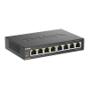 D-Link 8-Port Gigabit PoE Switch (4xPoE) DGS-1008P Unmanaged, Desktop, 60 W