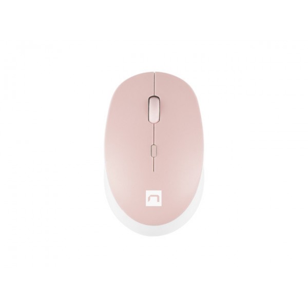 Natec Mouse Harrier 2 	Wireless, White/Pink, ...