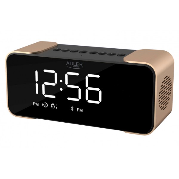 Adler Wireless alarm clock with radio ...