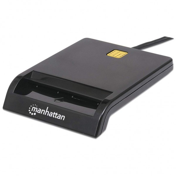 Manhattan USB-A Contact Smart Card Reader, ...
