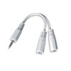 CABLE AUDIO SPLITTER 3.5MM/10CM WHT CCA-415-0.1M GEMBIRD