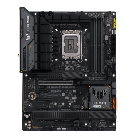 Asus TUF GAMING Z790-PLUS WIFI Processor family Intel, Processor socket  LGA1700, DDR5 DIMM, Memory slots 4, Supported hard disk drive interfaces 	SATA, M.2, Number of SATA connectors 4, Chipset  Intel Z790, ATX