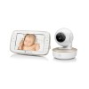 Motorola VM855 CONNECT 5.0” Portable Wi-Fi Video Baby Monitorwith Flexible Crib Mount, White/Gold