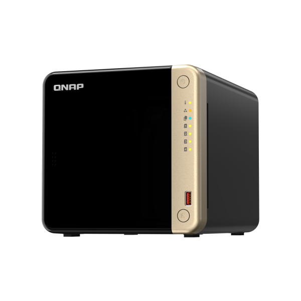 QNAP 4-Bay desktop NAS 	TS-464-8G N5095 ...