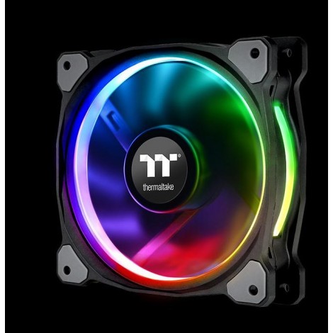 Thermaltake CL-F054-PL12SW-A computer cooling system Computer case Fan 12 cm Black