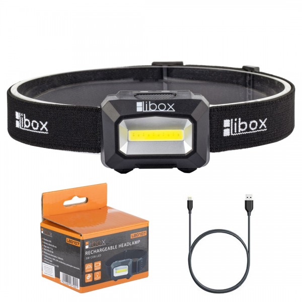 Libox LB0107 flashlight Black Headband flashlight ...