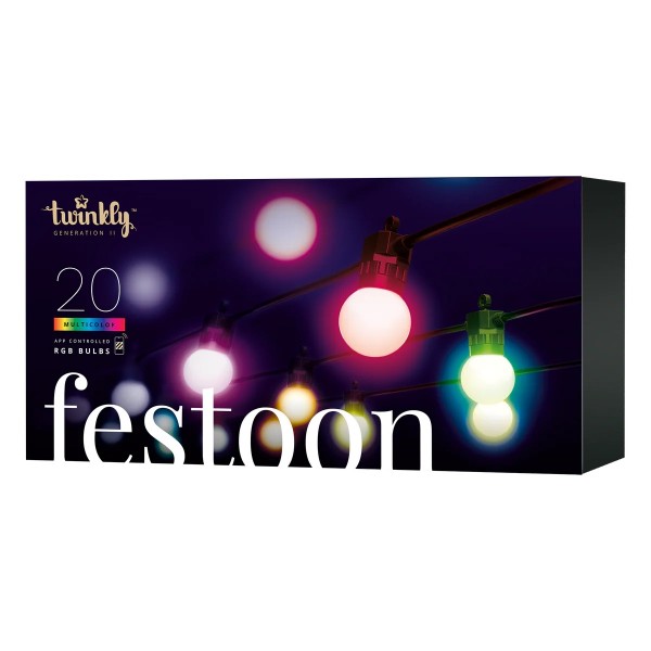 Twinkly Festoon Smart LED Lights 20 ...