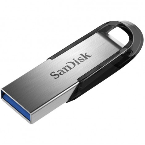 SanDisk Ultra Flair USB flash drive 32 GB USB Type-A 3.0 Black, Stainless steel