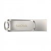 SanDisk Ultra Dual Drive Luxe USB flash drive 64 GB USB Type-A / USB Type-C 3.2 Gen 1 (3.1 Gen 1) Stainless steel