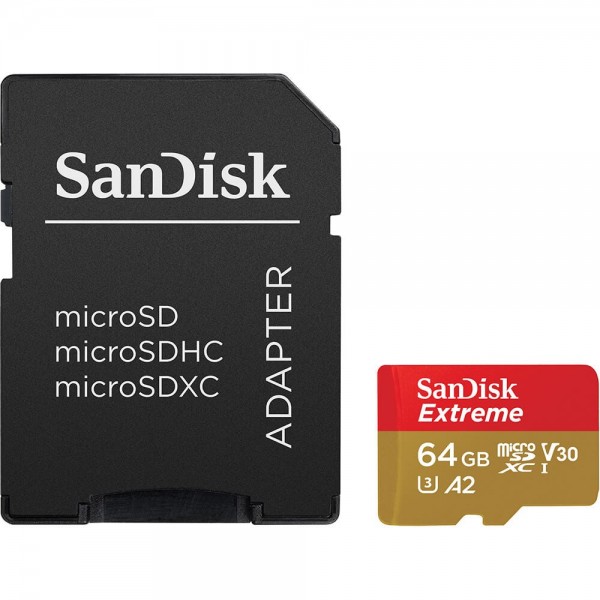 SanDisk Extreme 64 GB MicroSDXC UHS-I ...