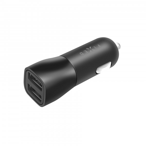 Fixed Dual USB Car Charger Black, ...