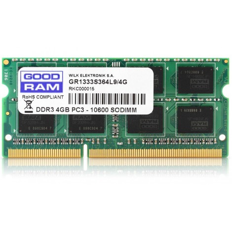 Goodram 4GB DDR3 PC3-12800 memory module 1600 MHz